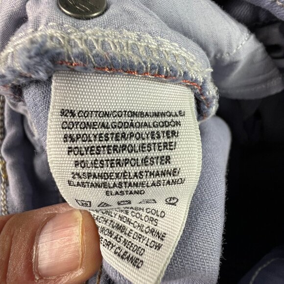 We The Free Jeans Women's 27x30* Curvy High Rise Flare Purple Faded Denim Tag 28 - Picture 9 of 16